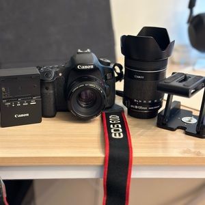 Canon 60D DSLR CAMERA + lenses AND ACCESSORIES